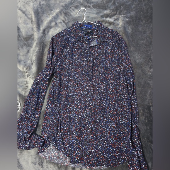 Denim and Flower shirt - Picture 1 of 2